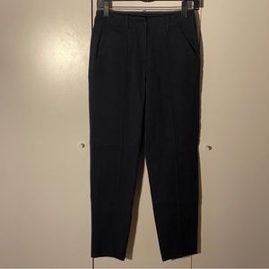 APC Blue/Black Cotton Dress Pants with Center Seam Sz 2 US/34 France